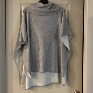 Gray poncho